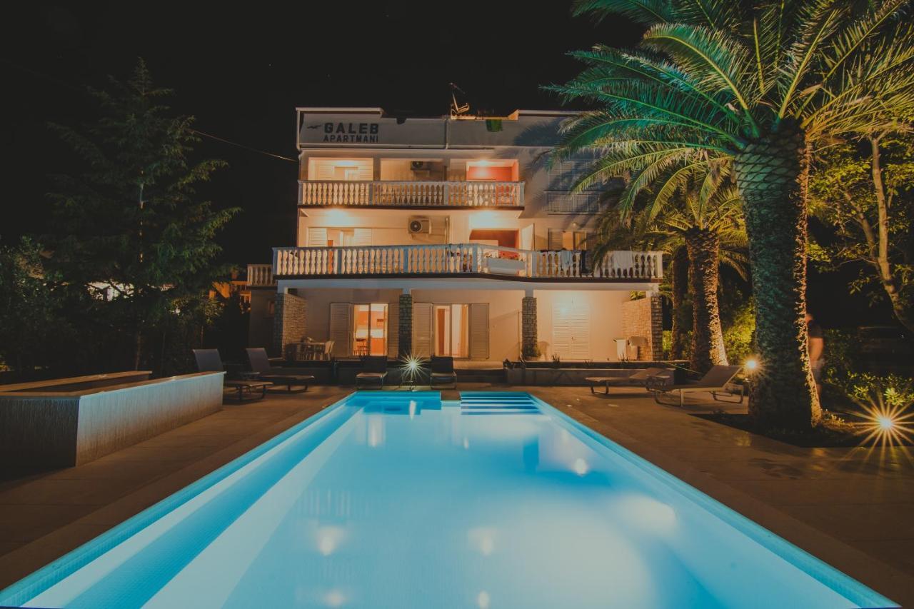 Seagull Pool Apartments & Studios Novalja Bagian luar foto